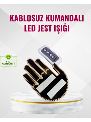 Naylon Bantlı Kolay Montajlı Araç Jest Işığı - Lisinya