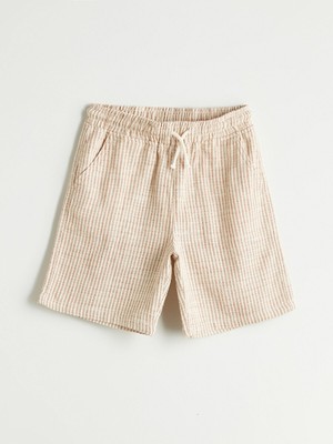 Lc Waikiki Yeni Sezon Beli Lastikli Erkek Çocuk Şort