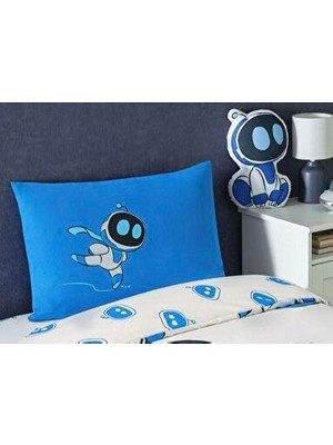Taç Zorluteks Lisanslı Playstation Astrobot Desenli % 100 Pamuk Kumaş 1 Adet Yastık Kılıfı 50X70 cm