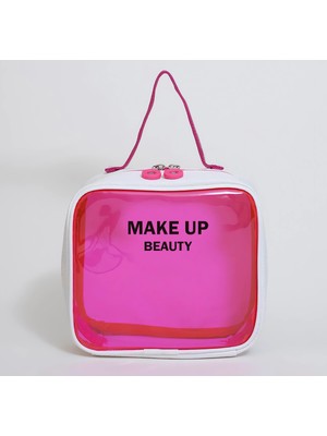 Greendecor Su Geçirmez Makyaj Çantası Makeup Beauty Plaj Havuz Deniz Çantası