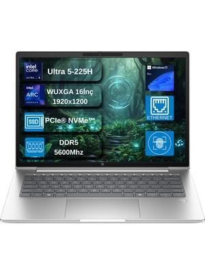 Hp Probook 4  14 Inch Intel® Core™ Ultra 5 225H Ddr5 48GB 512GB Intel® Arc™ 130T Gpu Wuxga (1920 x 1200) IPS Windows 11 Pro Taşınabilir Bilgisayar+Mouse Hediyeli WD21P7ETDNG03