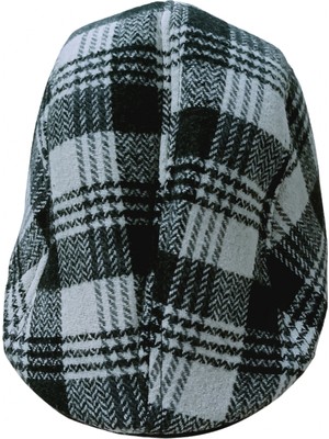 İlkyaz Fashion Ieg™ Kış ve Sonbahar Için Balık Sırtı Desenli Kasket Şapka Rahat ve Esnek