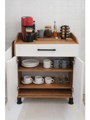 Mobest Mini Kahve Köşesi Çok Amaçlı Dolap Mdf Imalat