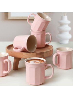 Hype Store Açık Pembe/krem Herakles Kupa 9 cm 6 Adet 550/030