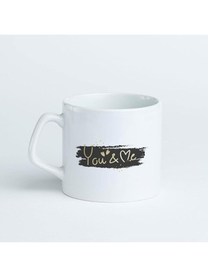 Hype Store Sevgiliye Özel You & Me Baskılı Kahve Kupası