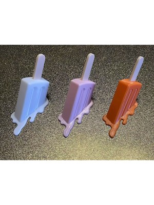 MisterionStudio Dondurma Magnet Dekoratif Buz Dolabı Süs Kaliteli Baskı 4 Adet