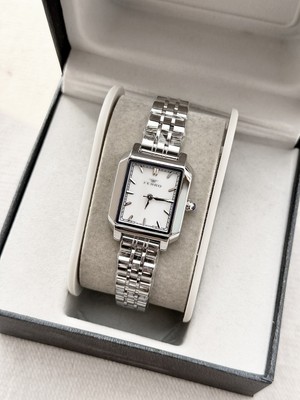 Ferro Gümüş Çelik Kordon Kadın Kol Saati FM88282A-A 2 Yıl Garantili 3 Atm Su Geçirmez Hediye Paketli