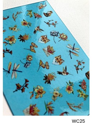 Gala Smart  Stıcker Naıl Art No:wc-25