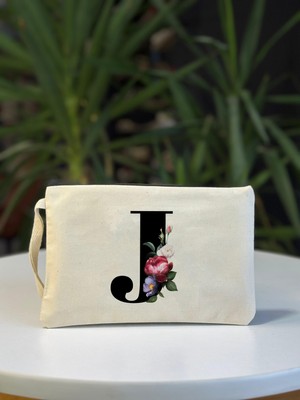 Bez Çanta Dünyası Bez Canta Dünyası J Harf Baskılı El Cantası