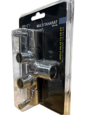 Veka Te-Ma Multi Taharat Musluğu Açılı Vana 1/2 – 3/8 Bağlantılı Set