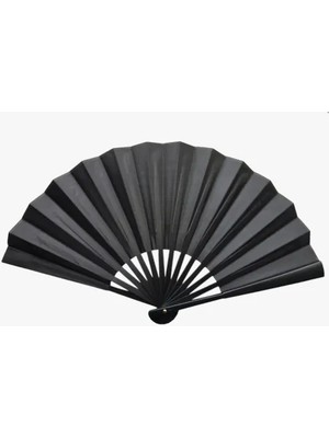 Efe Avm Plastik Kumaş Yelpaze 12'li Siyah