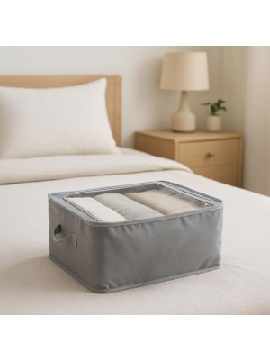 Hype Store Çok Amaçlı Düzenleyici - Dik Duruş Sağlayan Telli Iç Yapı ve Şeffaf Pencereli | Kıyafet, Oyuncak, Ça