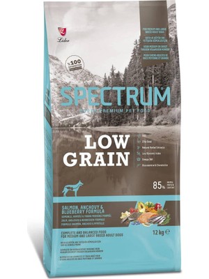 Hype Store Low Grain Somonlu & Hamsili Yaban Mersinli Orta ve Büyük Irk Yetişkin Köpek Maması 12 kg