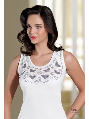 İlkyaz Fashion Ieg™ Şahinler Bayan Nakışlı Likralı Atlet B338