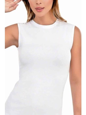 İlkyaz Fashion Ieg™ Kolsuz O Yaka Tşört
