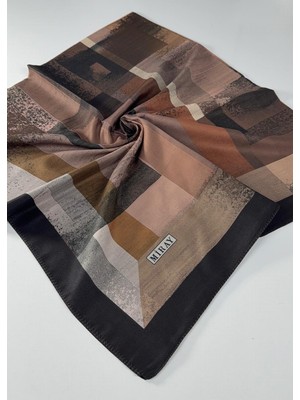 Miray Nevada Büyük Boy Organik Pamuk Eşarp - 120 x 120 - 06246 08