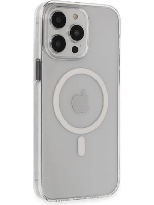 Ersin iPhone 14 Pro Max Kılıf Tron Şeffaf Magsafe Kapak - ŞEFFAF-(5796) - VOANFD4393-9959
