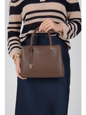 Silver & Polo SP1236 Kadın El Çantası  Kahve