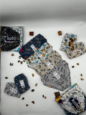Kota 1018ELESTAN Desenli Erkek Çocuk Slip