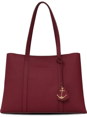 Nautica Kadın Omuz Çantası Bordo CN7585T – Günlük Şık Tasarım, Hafif ve Kullanışlı