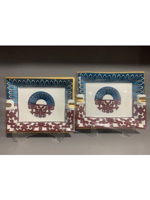 Konyax Olıvıa Porselen Küllük Takımı 2 Adet