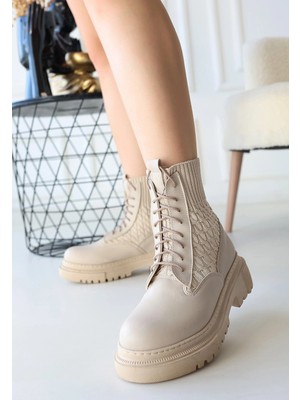 Armüz Utag Bej Cilt Bağcıklı Bot