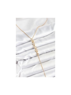 Erbilden Erb 316L Çelik Zincir Gold Renk Yıldız Model Y Kolye