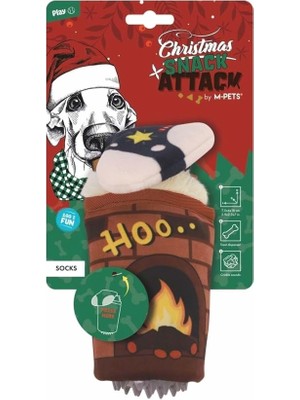 Hype Store M-Pets Chrıstmas Socks Snack Attack Köpek Oyuncağı