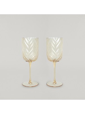 Linens Nicole 2'li 400 ml Kadeh Amber