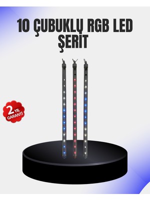 Nuveden Ieg™ Dekoratif LED Meteor Işık 10’lu Çubuk Seti NVDN-TKNRS34