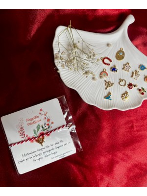 The Canelif Accessories Kartlı  Marteniçka Bileklik - Ayarlanabilir, Şans Getiren Özel Tasarım (Hediye Paketli Gönderim Sağlanmaktadır.)