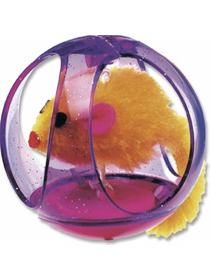 Hype Store Peluş Fareli Kedi Oyuncağı Merak Uyandırır Plastik Karışık Renkli Pa 5214 65MM