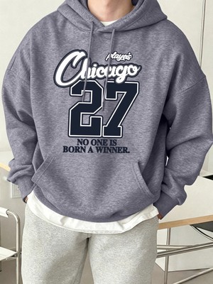 Chicago Oyuncuları Numarası 27 Baskılar Erkekler Hoody Yumuşak Polar Tişörtü Hip Hop Sokak Gi