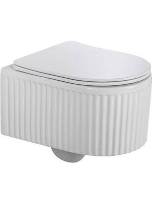 Lena - Asma Klozet Parlak Beyaz Kapak Dahil Outlet - ET-W1000MB-