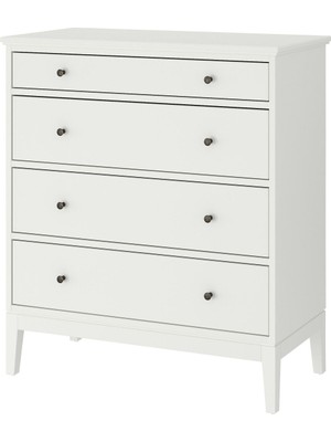 Hobiurun 4 Çekmeceli Şifonyer, Beyaz, 104X118 cm