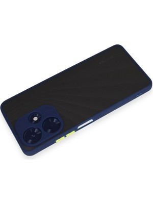 Sh Ticaret Newface Infinix Hot 30 4g Kılıf Montreal Silikon Kapak - Lacivert