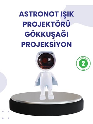Shoplet Buğz Dekoratif Gün Batımı Işığı – Astronot Figürlü