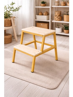Ecowood Basamaklı Metal Tabure