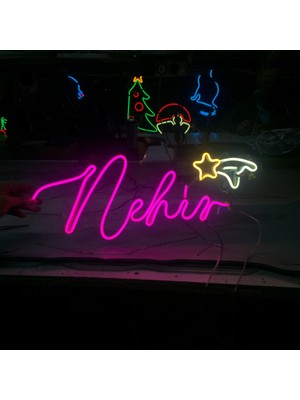 Neonled Isme Özel Neon LED Dizayn "nehir" Kişiye Özel Dekoratif Aydınlatma