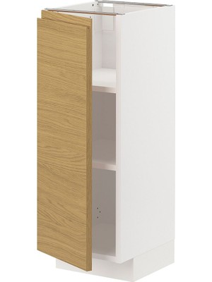 Hobiurun Kapaklı Alt Dolap, Voxtorp Meşe Görünümlü, 30X37 Cm, 1 Kapaklı