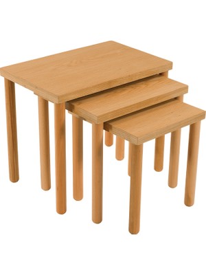 Furax Zigon Sehpa Bohem Meşe Meşe