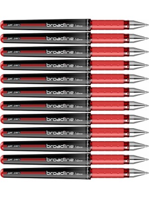 Hype Store Scrikss Jel Kalem 1.0 mm 12'li Kırmızı