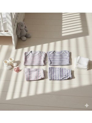 Gmn Collection Bebek 2'li Jakarlı Altüst Takım Seti