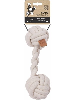 Hype Store M-Pets White Duo Ball 28CM Örgü Oyuncak