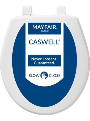 Braventa Collection Mayfaır 880SLOW 000 Caswell Klozet Kapağı Yavaş Yavaş Kapanır ve Asla Gevşetmez, Yuvarlak, Uzun Ömür