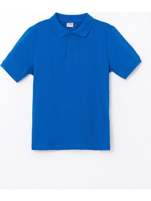Lc Waikiki Yeni Sezon Polo Yaka Basic Kısa Kollu Erkek Çocuk Tişört
