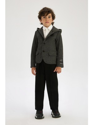 Nebbati Bg Store Erkek Çocuk Gri Ceket