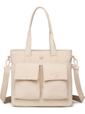 Smart Bags Mikro Poly Kumaş Büyük Boy Kadın Omuz Çantası 3345