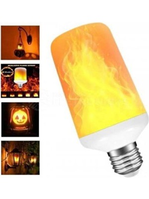Alev Efektli LED Ampül 3modlu
