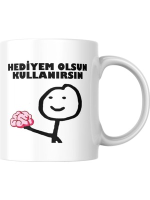 Hype Store Hediyem Olsun Komik Yazılı Kupa Bardak Hediyelik Çay Kahve Kupası Coffee Mug
